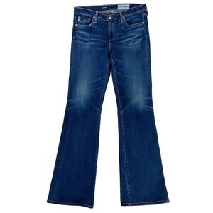Adriano Goldstein the Angel Bootcut Jeans‎ Classic Pockets Whiskering Blue 29R